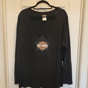 Harley-Davidson Black Long Sleeve Tee